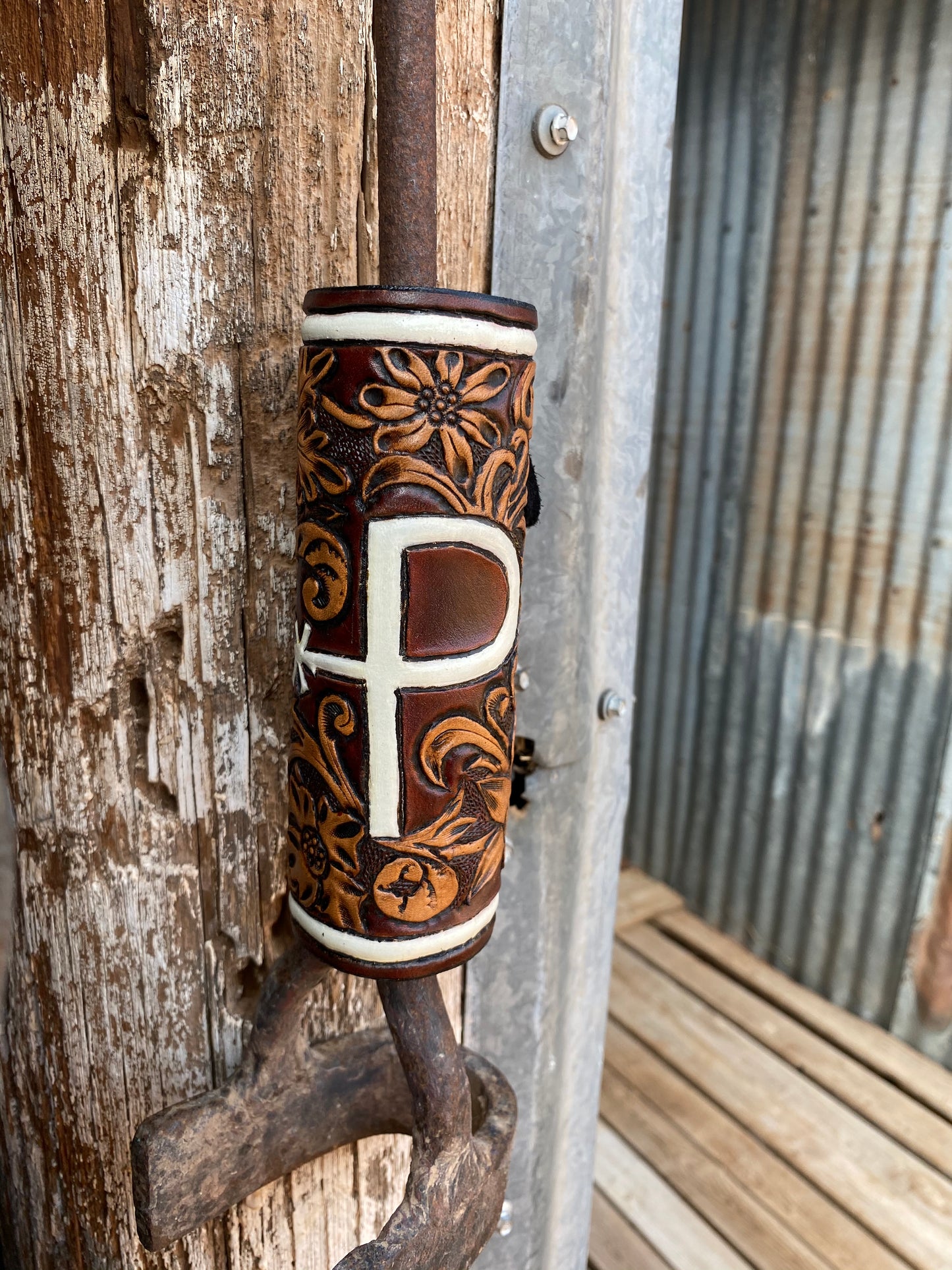 Custom Tooled Boquet Wrap