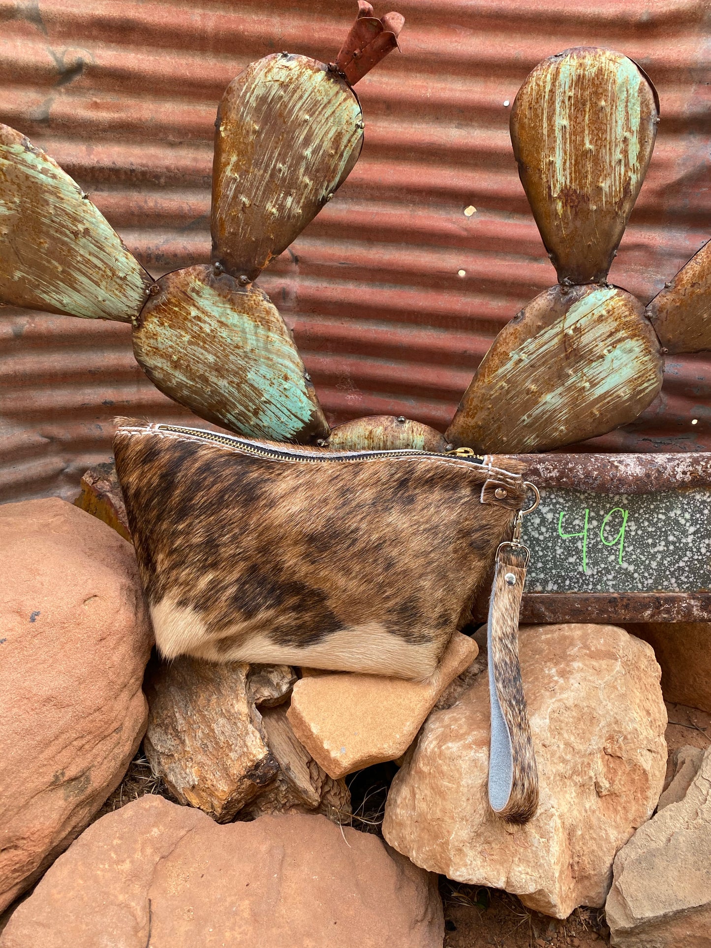 LARGE Cowhide Wipe Cover #49