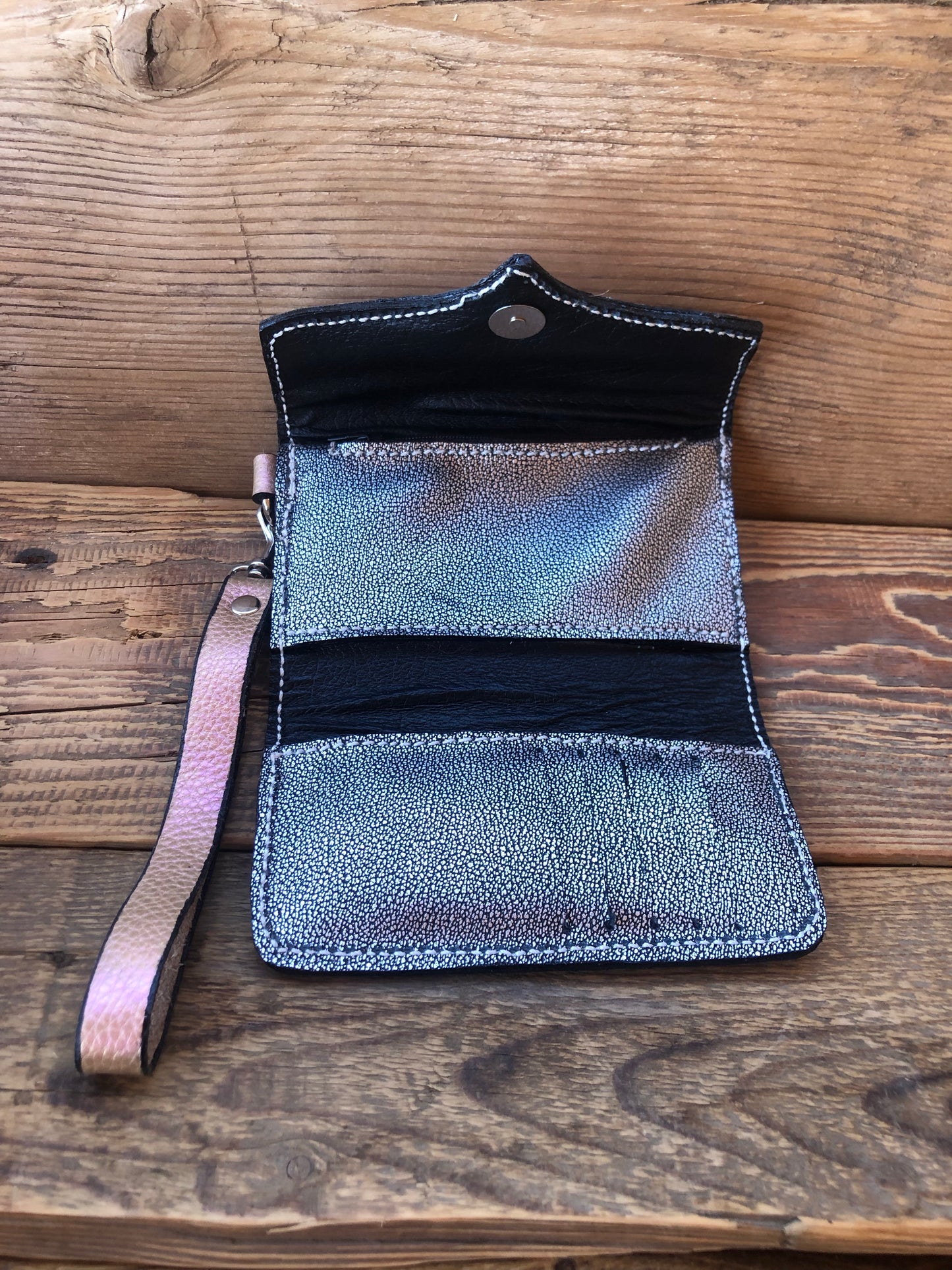 Pink Serape Clutch Wallet