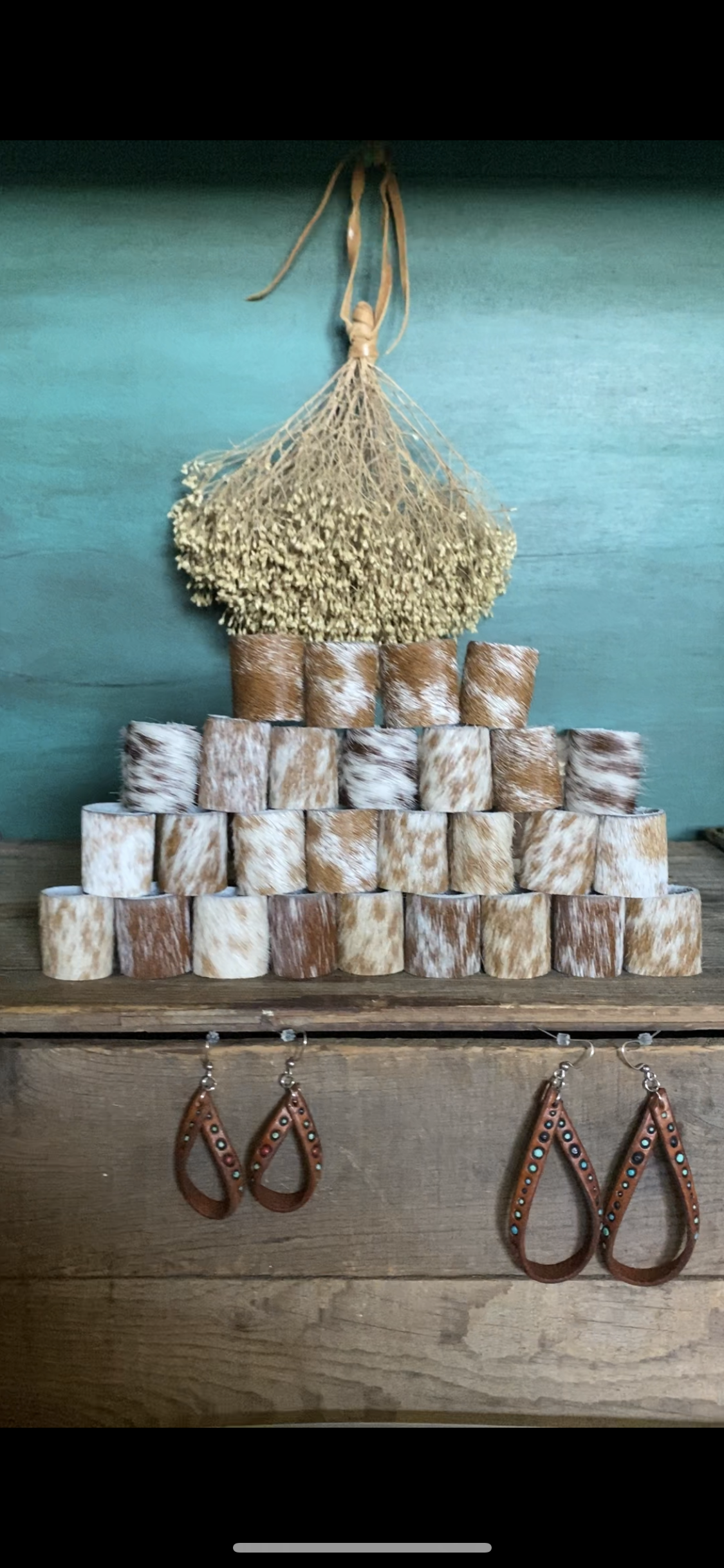 Cowhide Wildrag Slides