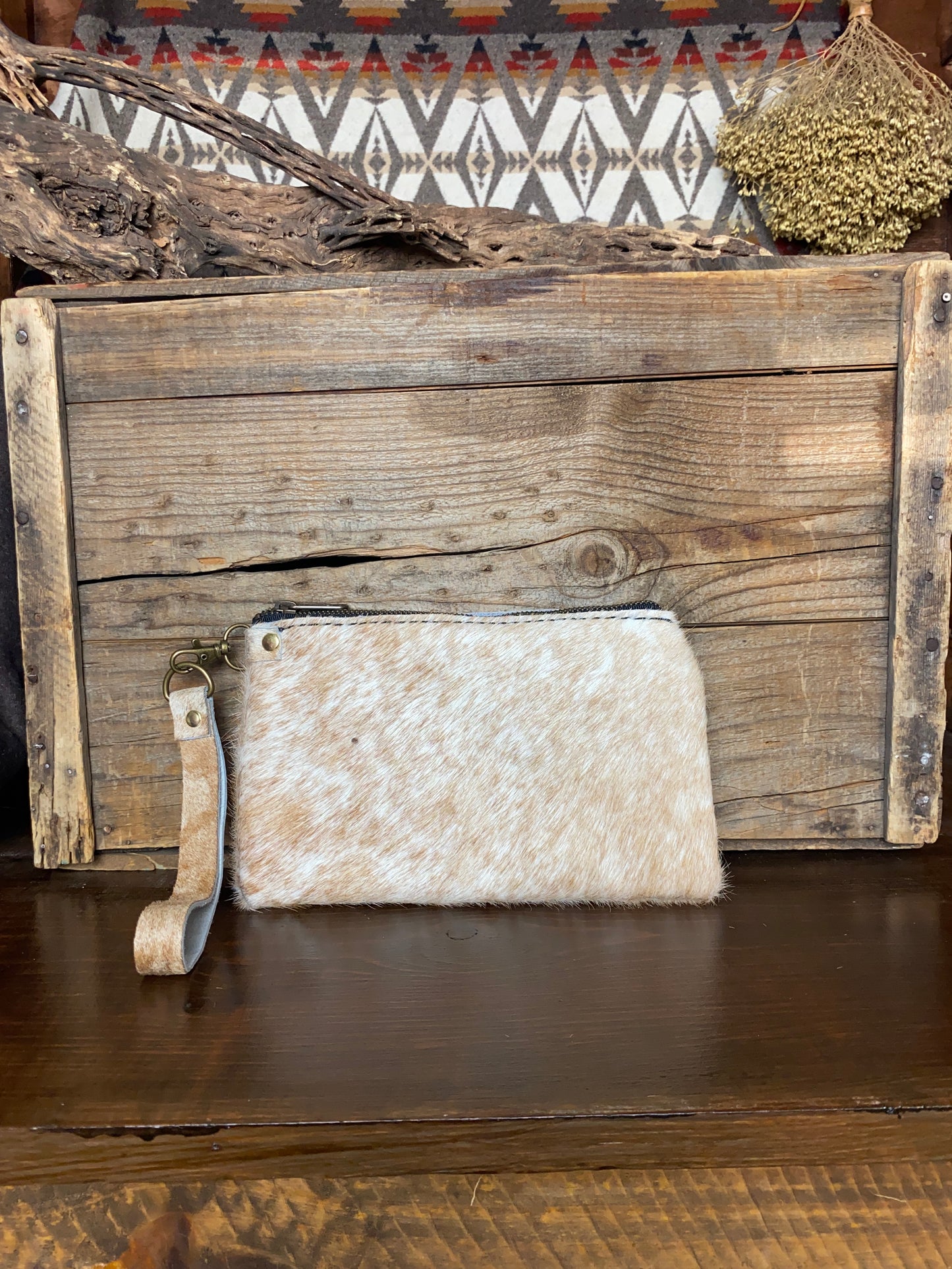 Simple Cowhide Clutch