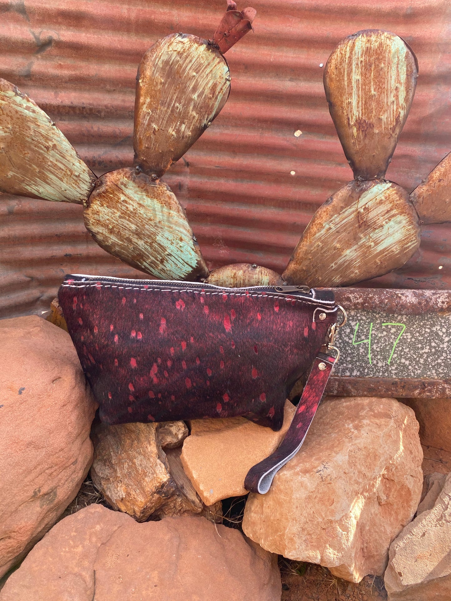 LARGE Cowhide Wipe Cover #47