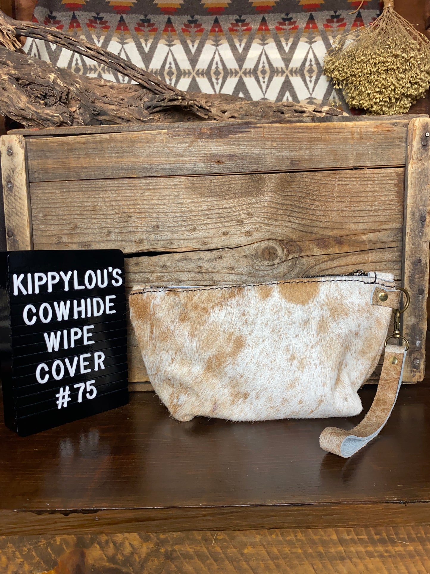 Large Cowhide Wipe Cover #75