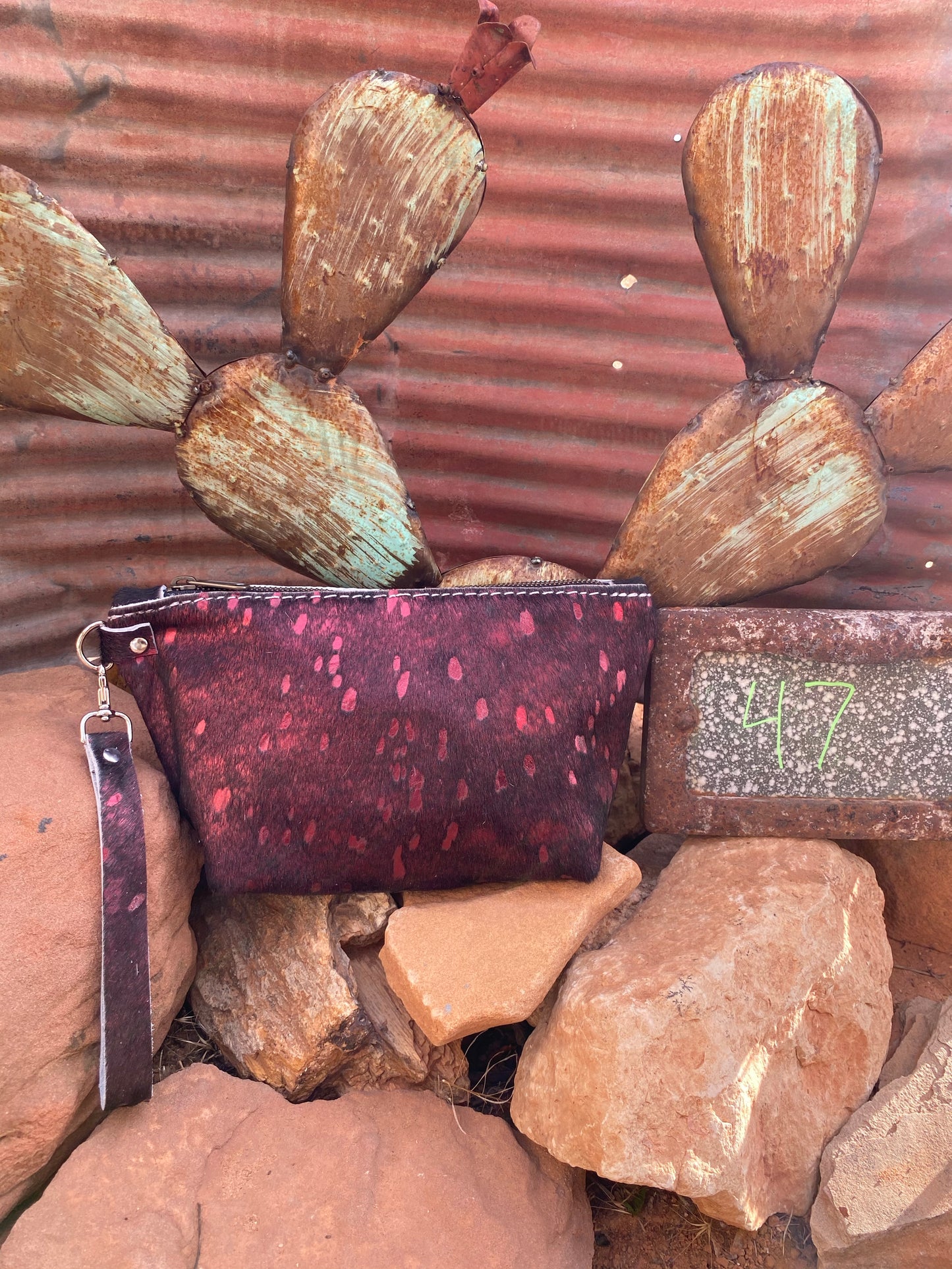 LARGE Cowhide Wipe Cover #47