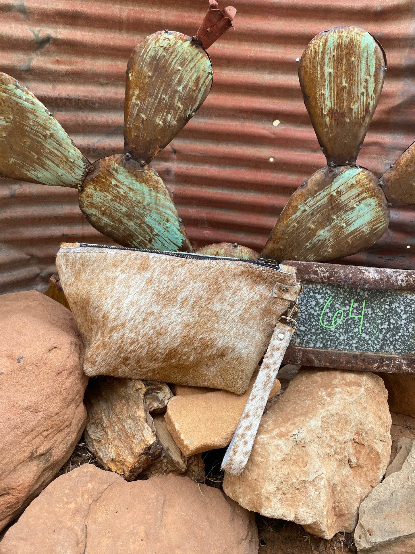 LARGE Cowhide Wipe Cover #64