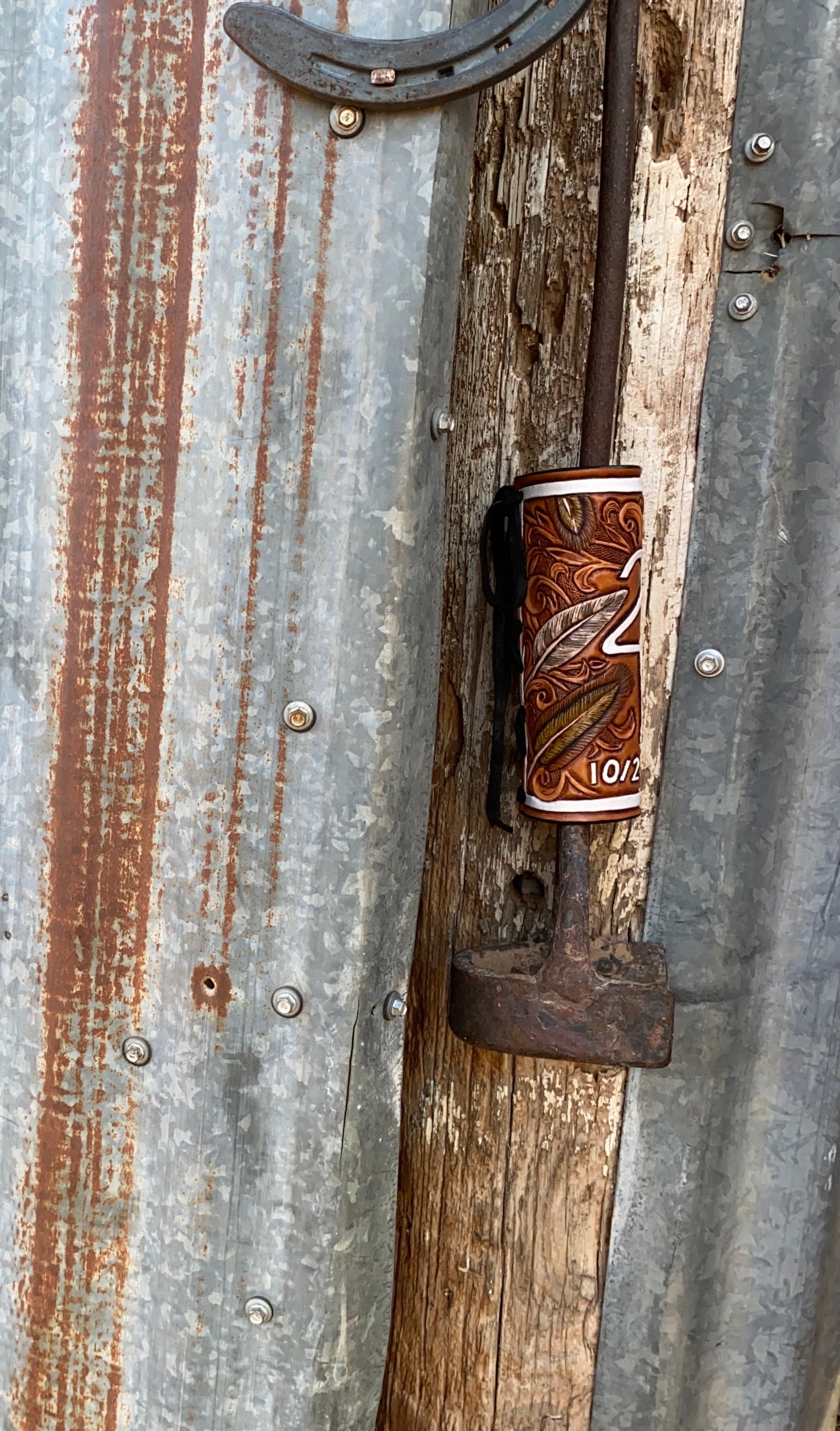 Tooled Bouquet Wrap