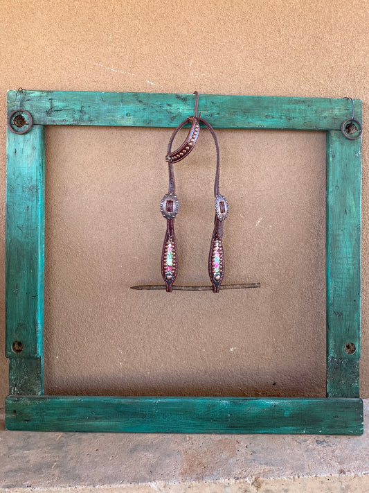 Cactus and Copper One Ear Headstall
