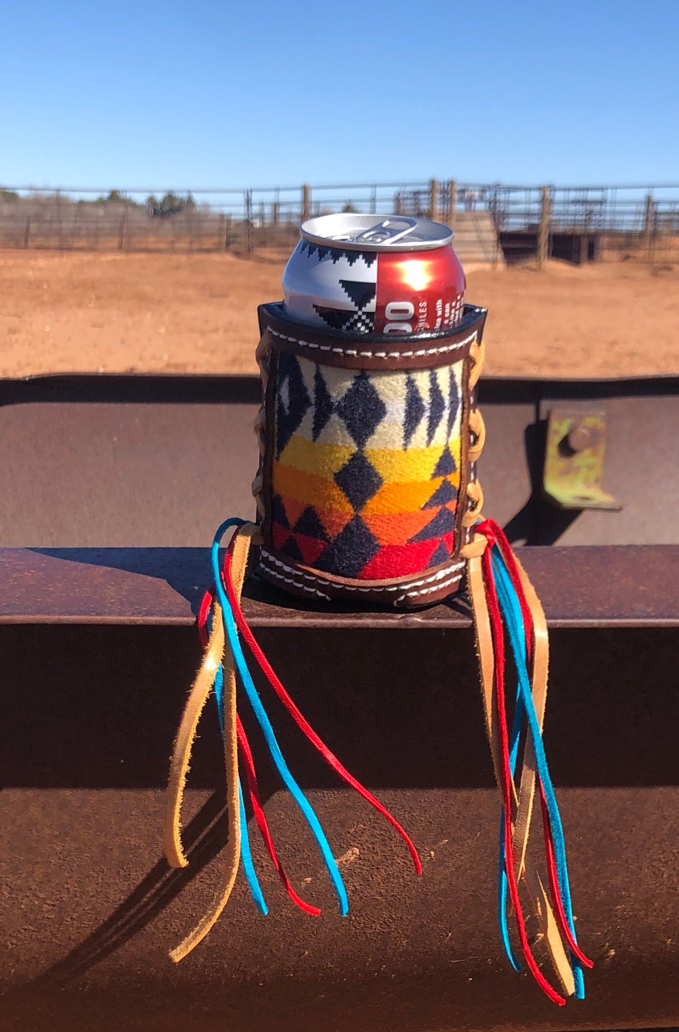 Pendleton inlay Drink Holder