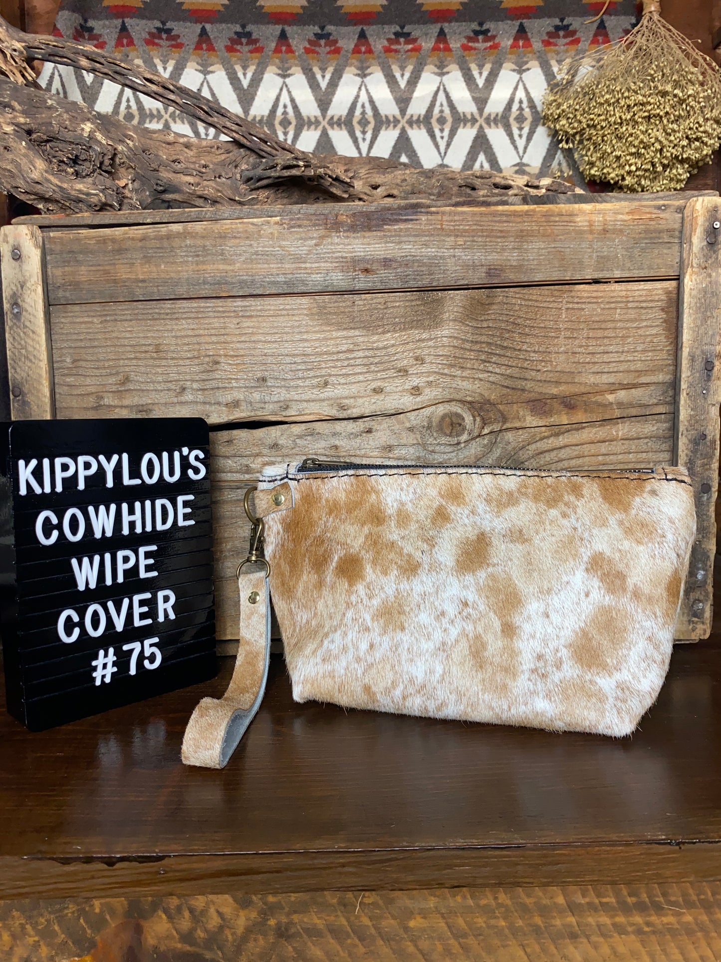 Large Cowhide Wipe Cover #75