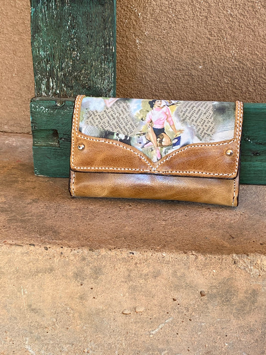 Vintage Inspired Trifold Wallet